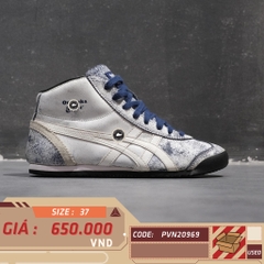 ONITSUKA TIGER MEXICO MID RUNNER 'BLUE' TH6P3L SIZE 37 GIÀY 2HAND CHÍNH HÃNG PVN20969