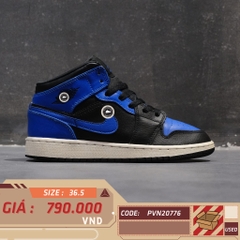 Air Jordan 1 Mid Hyper Royal 554725 077 SIZE 36.5 GIÀY 2HAND CHÍNH HÃNG PVN20776