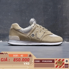 NEW BALANCE 574 'GREY SEA SALT' ML574RD2 SIZE 42 GIÀY 2HAND CHÍNH HÃNG PVN20986