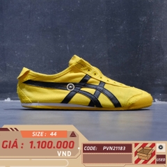 ONITSUKA TIGER MEXICO 66 SLIP-ON Yellow/Black 1183A746 SIZE 44 GIÀY 2HAND CHÍNH HÃNG PVN21183