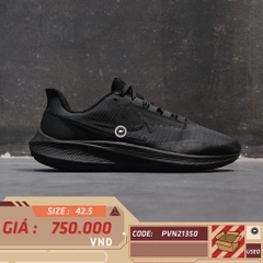 NIKE AIR ZOOM PEGASUS 39 SHIELD 'BLACK OFF NOIR' DO7625 001 SIZE 42.5 GIÀY 2HAND CHÍNH HÃNG PVN21350
