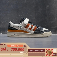 Adidas Forum 84 Low 'Orbit Grey Focus Orange' GX2161 SIZE 42 GIÀY 2HAND CHÍNH HÃNG PVN21341