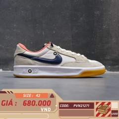 Nike SB Adversary Premium 'Turf Orange Gum Light Brown' CW7456 102 SIZE 42 GIÀY 2HAND CHÍNH HÃNG PVN21271