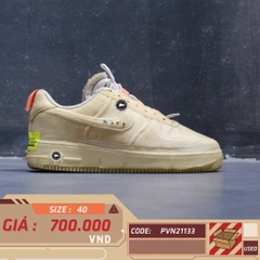 NIKE AIR FORCE 1 LOW EXPERIMENTAL SAIL CV1754 100 SIZE 40 GIÀY 2HAND CHÍNH HÃNG PVN21133