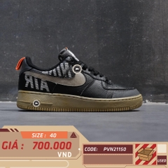 Nike Air Force 1 '07 LV8 Low 'Under Construction - Black' BQ4421 002 SIZE 40 GIÀY 2HAND CHÍNH HÃNG PVN21150