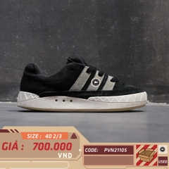 ADIDAS ADIMATIC CORE BLACK CRYSTAL WHITE ID8265 SIZE 40 2/3 GIÀY 2HAND CHÍNH HÃNG PVN21105