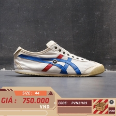 Onitsuka Tiger Mexico 66 Slip-On 'White Blue' D3K0N.100 SIZE 44 GIÀY 2HAND CHÍNH HÃNG PVN21109