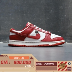 NIKE DUNK LOW RETRO 'GYM RED' DD1391 602 SIZE 42 GIÀY 2HAND CHÍNH HÃNG PVN21773