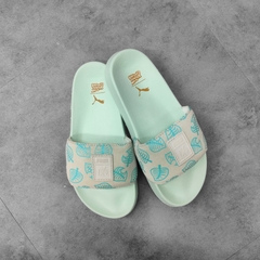 (MỚI CHÍNH HÃNG)DÉP PUMA SUEDE LEADCAT  *XANH MINT*