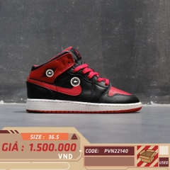 Air Jordan 1 Mid 'Alternate Bred 2022' DQ8423 060 SIZE 36.5 GIÀY 2HAND CHÍNH HÃNG PVN22140