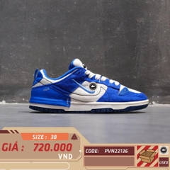 Nike Dunk Low Disrupt 2 White University Blue (W) DH4402 102 SIZE 38 GIÀY 2HAND CHÍNH HÃNG PVN22136