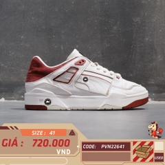 🔥 PUMA SLIPSTREAM – WHITE / INTENSE RED – SIZE 41 1/3 – PVN22641 – CHÍNH HÃNG