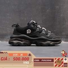 [Fila Fusion QD96 'Black White'] - T12W241201FBK - Size 36 - GIÀY 2HAND CHÍNH HÃNG 23046