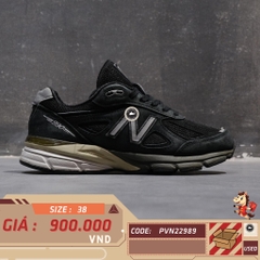 New Balance 990v4 Made in USA 'Black Olive' - M990MB4 - Size 38 - GIÀY 2HAND CHÍNH HÃNG 22989
