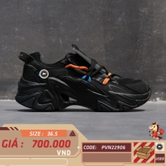 🔥 Skechers Stamina V3 Black Orange Blue – SIZE 36.5 – PVN22906 – CHÍNH HÃNG