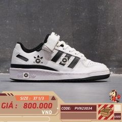 🔥 ADIDAS FORUM LOW ‘WHITE/BLACK’ – SIZE 37 1/3 – PVN23034 – CHÍNH HÃNG
