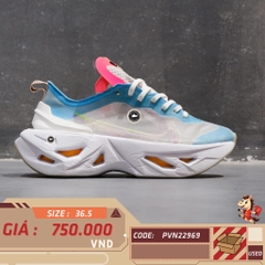 🔥 NIKE ZOOMX VISTA GRIND ‘WHITE/GREEN STRIKE-VIVID PURPLE’ – SIZE 36.5 – PVN22969 – CHÍNH HÃNG