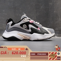 🔥 REEBOK CLASSIC NYLON ‘LIGHT GREY / WHITE’ – SIZE 38 – PVN23052 – CHÍNH HÃNG