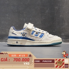🔥 ADIDAS FORUM LOW ‘WHITE BLUE’ – SIZE 41 1/3 – PVN23181 – CHÍNH HÃNG