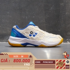 🔥 Giày Cầu Lông Yonex SHB101CR trắng xanh – SIZE 36 – PVN23833 – CHÍNH HÃNG
