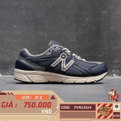 🔥 NEW BALANCE 480v5 NAVY GREY – W480KE5 – SIZE 37.5 – PVN23924 – CHÍNH HÃNG