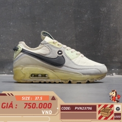 🔥 NIKE AIR MAX 90 TERRASCAPE ‘GREY HAZE TEAL’ – SIZE 37.5 – PVN23796 – CHÍNH HÃNG