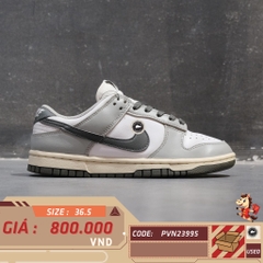 🔥 NIKE DUNK LOW “LIGHT SMOKE GREY” – SIZE 36.5 – PVN23995 – CHÍNH HÃNG