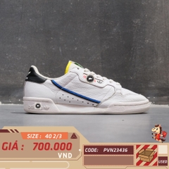 🔥 ADIDAS CONTINENTAL 80 ‘WHITE BLUE’ – SIZE 40 2/3 – PVN23436 – CHÍNH HÃNG