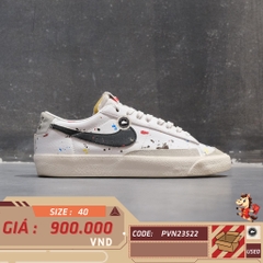 🔥 NIKE BLAZER LOW ’77 PAINT SPLATTER – SIZE 40 – PVN23522 – CHÍNH HÃNG