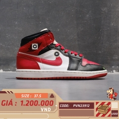 🔥 Jordan 1 Mid Alternate Bred Toe – SIZE 37.5 – PVN23912 – CHÍNH HÃNG