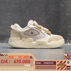 🔥 CHAMPION VALVE V1 ‘UMBER PINK PLAID PLATFORM’ – SIZE 37 – PVN23747 – CHÍNH HÃNG