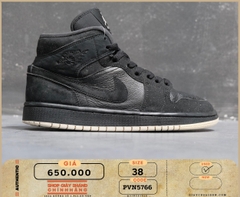 Giày 2hand Jordan 1 Mid Glitter Black (Women's) - BQ6472 001 - 5766