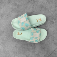 (MỚI CHÍNH HÃNG)DÉP PUMA SUEDE LEADCAT  *XANH MINT*