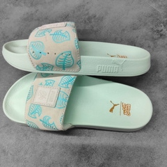(MỚI CHÍNH HÃNG)DÉP PUMA SUEDE LEADCAT  *XANH MINT*