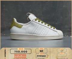 Giày 2hand Adidas Superstar Cloud White Sub Green Orange Shoes FW2857 - 5860