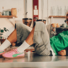 Giày PUMA Palermo Special 'Pink Green' NEW