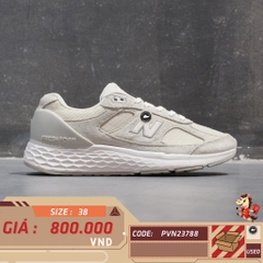 New Balance Fresh Foam 1880 White Gray - WW1880S1 - Size 38 - GIÀY 2HAND CHÍNH HÃNG 23788