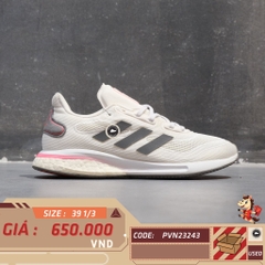 Adidas Supernova White Signal Pink - FV6020 - Size 39 1/3 - GIÀY 2HAND CHÍNH HÃNG 23243