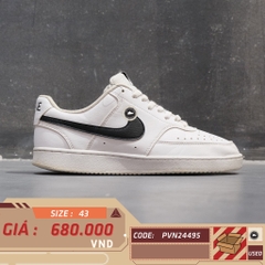 Nike Court Vision Low Next Nature - DH2987 101 - Size 43 - GIÀY 2HAND CHÍNH HÃNG PVN24495
