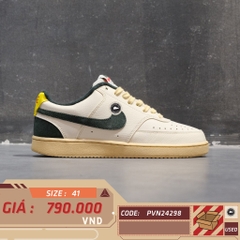 Nike Court Vision Low Sail Pro Green - FD0320 133 - Size 41 - GIÀY 2HAND CHÍNH HÃNG PVN24298