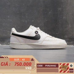 Nike Court Vision Low Next Nature 'White Black' - DH2987 101 - Size 43 - GIÀY 2HAND CHÍNH HÃNG PVN24442