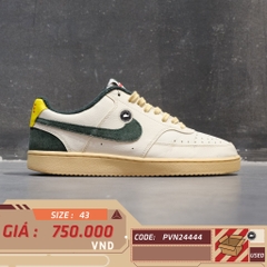 Nike Court Vision Low Sail Pro Green - FD0320 133 - Size 43 - GIÀY 2HAND CHÍNH HÃNG PVN24444
