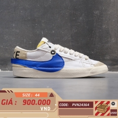 Nike Blazer Low '77 Jumbo White Old Royal - DQ8768 100 - Size 44 - GIÀY 2HAND CHÍNH HÃNG PVN24364