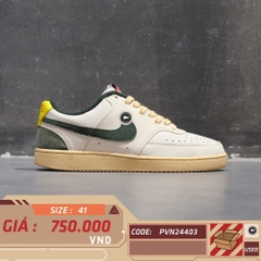 Nike Court Vision Low Sail Pro Green - FD0320 133 - Size 41 - GIÀY 2HAND CHÍNH HÃNG PVN24403