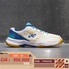 Yonex Power Cushion SHB101CR Trắng Xanh - SHBCR101CR TRẮNG XANH - Size 42 - GIÀY 2HAND CHÍNH HÃNG PVN25156