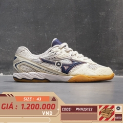Mizuno Wave Drive 7 White Blue Yellow - 81GA143027 - Size 43 - GIÀY 2HAND CHÍNH HÃNG 25122