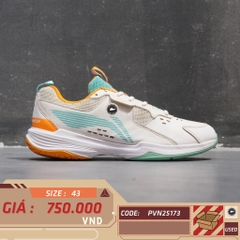Li-Ning Almighty V White Orange Teal - AYTS012-3 - Size 43 - GIÀY 2HAND CHÍNH HÃNG PVN25173