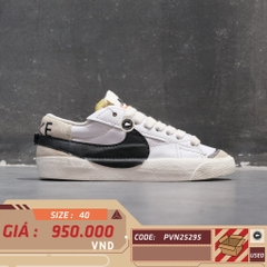 Nike Blazer Low '77 Jumbo White Black - DN2158-101 - Size 40 - GIÀY 2HAND CHÍNH HÃNG PVN25295