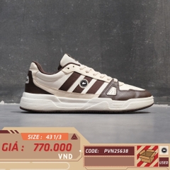 Adidas Court Silk Wonder White Shadow Brown - JS3419 - Size 43 1/3 - GIÀY 2HAND CHÍNH HÃNG PVN25638
