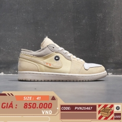 Air Jordan 1 Low SE Craft Inside Out White Phantom - DN1635-100 - Size 41 - GIÀY 2HAND CHÍNH HÃNG PVN25467